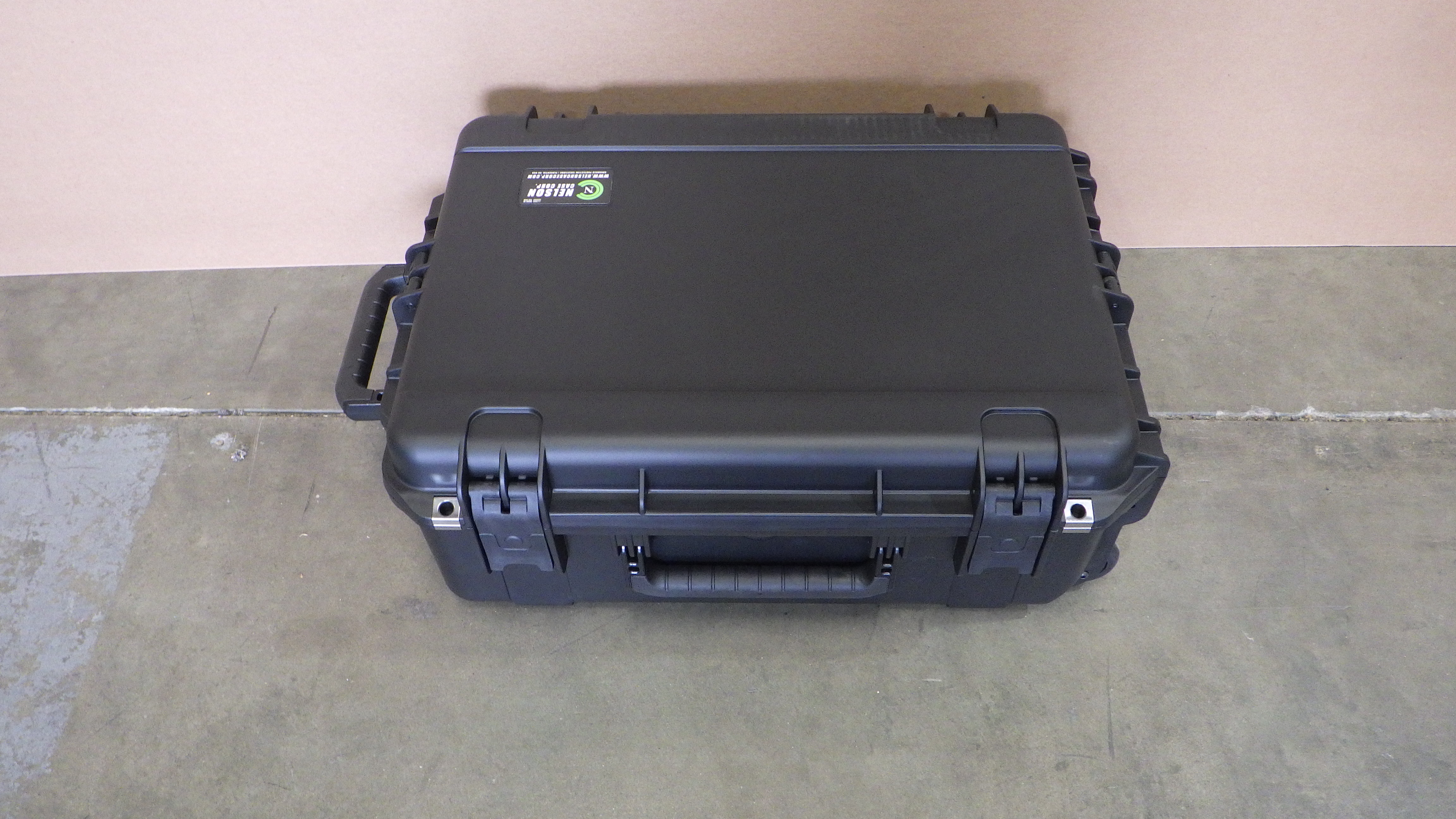 Print # 9852 - SKB 3i-2215-8 Retrofitted for 8-Pack Clear-Com HelixNet HXII-BP Beltpacks with Headsets By Nelson Case Corp